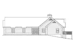 Ranch House Plan Right Elevation - Carrollstone Country Ranch Home 007D-0116 - Search House Plans and More