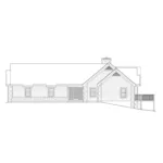 European House Plan Right Elevation - Carrollstone Country Ranch Home 007D-0116 - Search House Plans and More