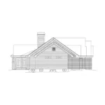 Traditional House Plan Left Elevation - Le Chateau One-Story Home 007D-0117 - Shop House Plans and More