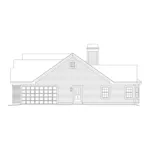 Traditional House Plan Right Elevation - Le Chateau One-Story Home 007D-0117 - Shop House Plans and More