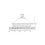 Southern House Plan Left Elevation - Hearthwood Southern Home 007D-0119 - Search House Plans and More