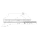 Southern House Plan Rear Elevation - Hearthwood Southern Home 007D-0119 - Search House Plans and More