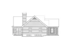 Traditional House Plan Left Elevation - Manor Grove Country Home 007D-0120 - Shop House Plans and More