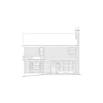 Southern House Plan Rear Elevation - Clarksburg Country Home 007D-0122 - Search House Plans and More