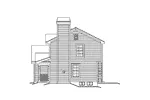 Traditional House Plan Right Elevation - Oakbrook Affordable Home 007D-0123 - Shop House Plans and More
