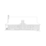 Ranch House Plan Rear Elevation - Shadyview Country Ranch Home 007D-0124 - Shop House Plans and More