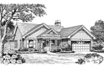Country House Plan Front Image of House - Westley Manor Ranch Home 007D-0125 - Shop House Plans and More