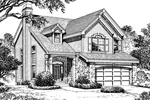 Country House Plan Front Image of House - Northhampton Narrow Lot Home 007D-0127 - Shop House Plans and More
