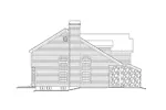 Country House Plan Left Elevation - Northhampton Narrow Lot Home 007D-0127 - Shop House Plans and More