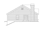 Victorian House Plan Left Elevation - Summerledge Cottage Home 007D-0128 - Shop House Plans and More