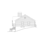 Country House Plan Right Elevation - Hillstone Neoclassical Home 007D-0129 - Search House Plans and More