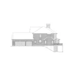 Greek Revival House Plan Right Elevation - Monaco Bay Traditional Home 007D-0132 - Shop House Plans and More