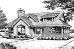 Vacation House Plan Front Image of House - Springhill Country Home 007D-0133 - Shop House Plans and More