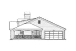 Vacation House Plan Right Elevation - Springhill Country Home 007D-0133 - Shop House Plans and More