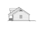 Country House Plan Right Elevation - Foxmyer Country Ranch Home 007D-0134 - Search House Plans and More