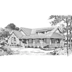 Country House Plan Front Image of House - Summersmill Cottage Home 007D-0135 - Shop House Plans and More