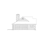 Country House Plan Left Elevation - Summersmill Cottage Home 007D-0135 - Shop House Plans and More