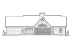 Ranch House Plan Rear Elevation - Stonegate Manor Country Home 007D-0137 - Shop House Plans and More