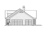 Ranch House Plan Right Elevation - Stonegate Manor Country Home 007D-0137 - Shop House Plans and More