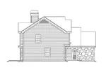 Traditional House Plan Left Elevation - Clemens Landing Two-Story Home 007D-0138 - Search House Plans and More