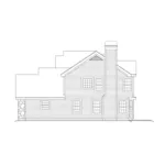 Traditional House Plan Right Elevation - Clemens Landing Two-Story Home 007D-0138 - Search House Plans and More