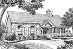 Cabin & Cottage House Plan Front Image of House - Argyle Ranch Home 007D-0139 - Search House Plans and More