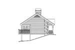 Cabin & Cottage House Plan Left Elevation - Argyle Ranch Home 007D-0139 - Search House Plans and More