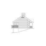 Vacation House Plan Left Elevation - Argyle Ranch Home 007D-0139 - Search House Plans and More