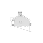 Vacation House Plan Right Elevation - Argyle Ranch Home 007D-0139 - Search House Plans and More