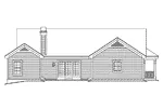 Craftsman House Plan Rear Elevation - Summerpark Country Home 007D-0140 - Shop House Plans and More