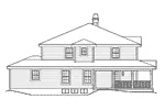 Traditional House Plan Left Elevation - Chelten Hills Country Home 007D-0141 - Search House Plans and More