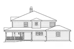 Greek Revival House Plan Right Elevation - Chelten Hills Country Home 007D-0141 - Search House Plans and More