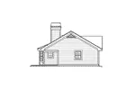 Ranch House Plan Left Elevation - Riverview Vacation Home 007D-0142 - Shop House Plans and More