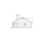 Cabin & Cottage House Plan Left Elevation - Riverview Vacation Home 007D-0142 - Shop House Plans and More