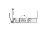 Ranch House Plan Rear Elevation - Riverview Vacation Home 007D-0142 - Shop House Plans and More