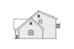 Craftsman House Plan Right Elevation - Dunhill Apartment Garage 007D-0144 | House Plans and More