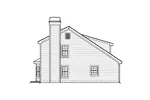 Traditional House Plan Left Elevation - Park House Small Home 007D-0145 - Shop House Plans and More