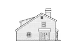 Vacation House Plan Right Elevation - Park House Small Home 007D-0145 - Shop House Plans and More