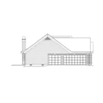 Southern House Plan Left Elevation - Oakbury Ranch Home 007D-0146 - Shop House Plans and More