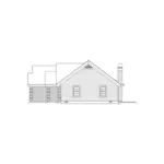 Southern House Plan Right Elevation - Oakbury Ranch Home 007D-0146 - Shop House Plans and More