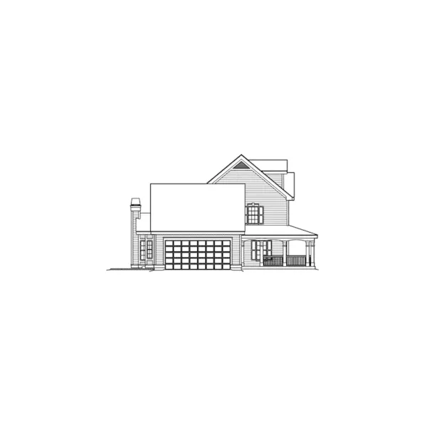 Country House Plan Left Elevation - Westfield Manor Country Home 007D-0147 - Shop House Plans and More