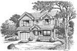 Traditional House Plan Front Image of House - Birkhill Country Home 007D-0148 - Search House Plans and More