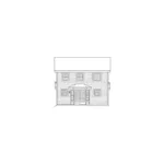 Traditional House Plan Rear Elevation - Birkhill Country Home 007D-0148 - Search House Plans and More