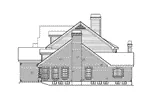 Traditional House Plan Right Elevation - Mathes Place European Home 007D-0149 - Shop House Plans and More