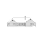 Country House Plan Rear Elevation - Woodfield Park Traditional Home 007D-0150 - Shop House Plans and More