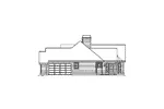 Ranch House Plan Right Elevation - Woodfield Park Traditional Home 007D-0150 - Shop House Plans and More