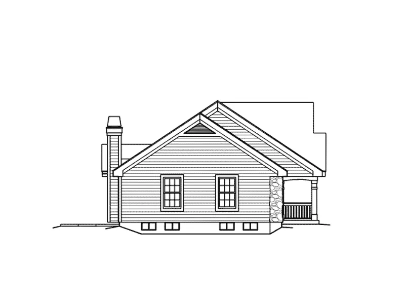 Country House Plan Left Elevation - Brayden Manor Country Home 007D-0151 - Search House Plans and More