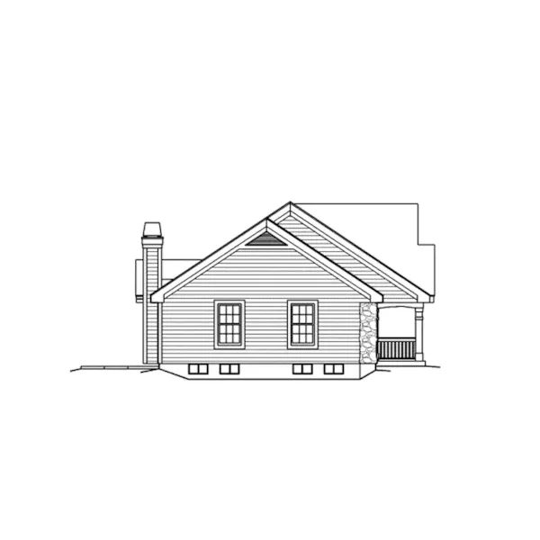 Country House Plan Left Elevation - Brayden Manor Country Home 007D-0151 - Search House Plans and More