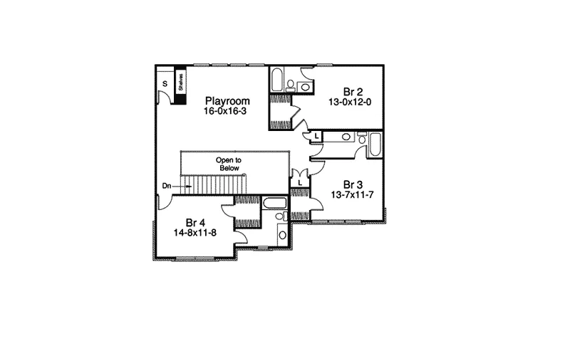 Luxury House Plan Second Floor - Frontenac Place Two-Story Home 007D-0152 - Search House Plans and More