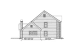 Early American House Plan Left Elevation - Westcroft Heights Luxury Home 007D-0153 - Shop House Plans and More